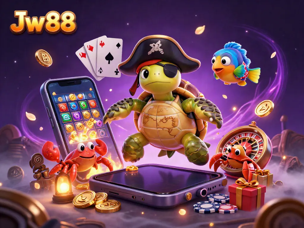Engaging illustration showcasing Jw 88-themed casino adventures with vibrant characters and immersive game elements.